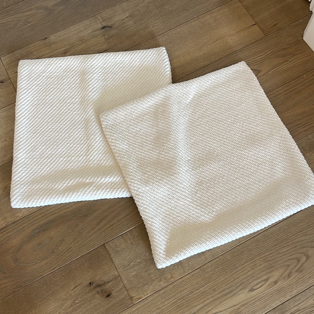 Pottery Barn pillow covers